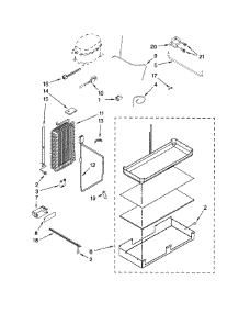 Lower Unit parts for Dacor Refrigerator EF48DBSS from AppliancePartsPros.com