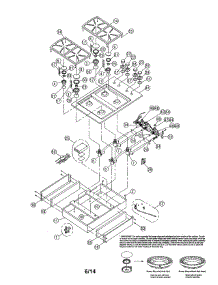 Cooktop Before Serial #Mf0000000 parts for Dacor Cooktop SGM304S from AppliancePartsPros.com