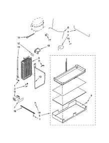 Evaporator parts for Dacor Refrigerator EF42NBSS from AppliancePartsPros.com