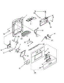 Dispenser parts for Dacor Refrigerator EF42DBSS from AppliancePartsPros.com