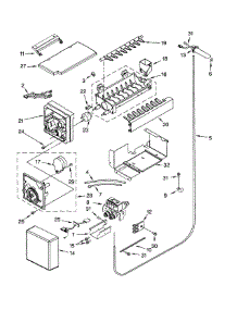 Icemaker parts for Dacor Refrigerator EF42DBSS from AppliancePartsPros.com