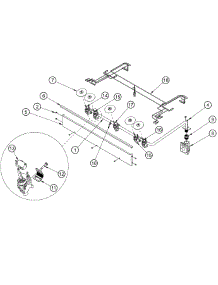 Manifold parts for Dacor Cooktop DCT305SLPH from AppliancePartsPros.com