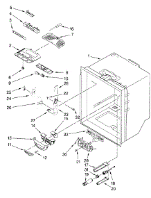 Refrig Liner parts for Dacor Refrigerator EF36BNNFSS from AppliancePartsPros.com
