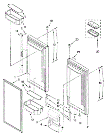 Refrig Doors parts for Dacor Refrigerator EF36BNNFSS from AppliancePartsPros.com