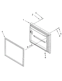 Freezer Door parts for Dacor Refrigerator EF36BNNFSS from AppliancePartsPros.com