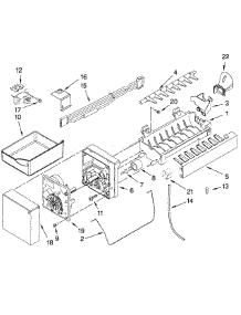 Ice Maker parts for Dacor Refrigerator EF36BNFSS from AppliancePartsPros.com