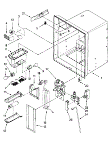 Refrigerator parts for Dacor Refrigerator EF36IWFSS from AppliancePartsPros.com