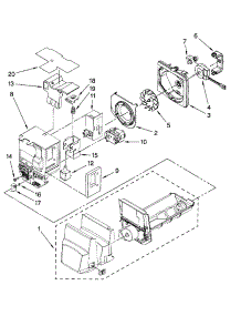 Ice Maker 1 parts for Dacor Refrigerator EF36IWFSS from AppliancePartsPros.com