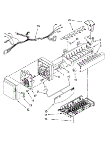 Ice Maker 2 parts for Dacor Refrigerator EF36IWFSS from AppliancePartsPros.com