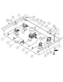 Sub-Cooktop parts for Dacor Cooktop DCT365SLP from AppliancePartsPros.com