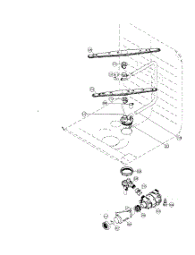 Wash System parts for Dacor Dishwasher EDWH24S from AppliancePartsPros.com