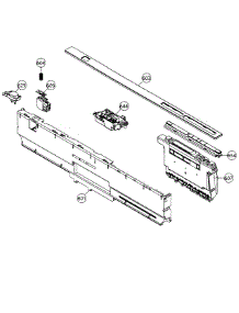 Control Panel parts for Dacor Dishwasher EDWH24S from AppliancePartsPros.com