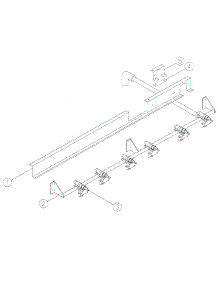 Manifold-B parts for Dacor Cooktop ESG486 from AppliancePartsPros.com