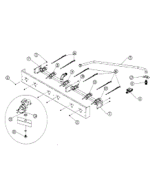 Manifold parts for Dacor Cooktop EG366SCHLP from AppliancePartsPros.com