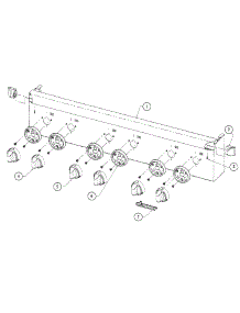 Front Panel parts for Dacor Cooktop EG366SCHNG from AppliancePartsPros.com
