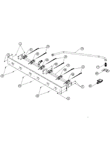 Manifold parts for Dacor Cooktop EG486SCHNG from AppliancePartsPros.com