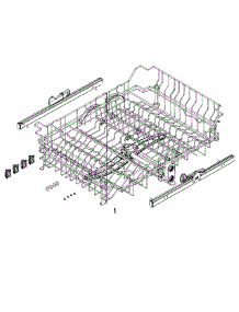 Upper Rack parts for Dacor Dishwasher EDW30SCP from AppliancePartsPros.com