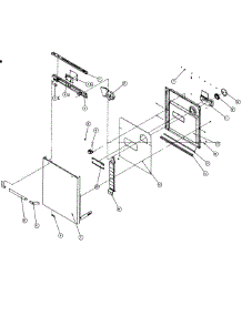 Door Assembly parts for Dacor Dishwasher EDW30SCH from AppliancePartsPros.com