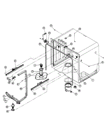 Tank Assembly parts for Dacor Dishwasher ED30SBR from AppliancePartsPros.com