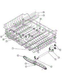 Upper Rack parts for Dacor Dishwasher ED30SCH from AppliancePartsPros.com