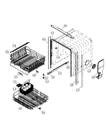 Baskets parts for Dacor Dishwasher DDWF24S from AppliancePartsPros.com
