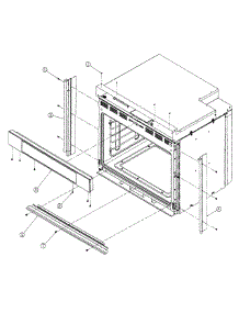 Trim Assembly parts for Dacor Wall Oven PO227SG from AppliancePartsPros.com