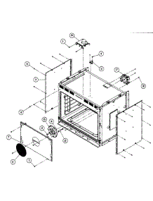 Exterior Assembly parts for Dacor Wall Oven PO227BU from AppliancePartsPros.com