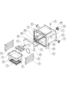 Lower Oven parts for Dacor Wall Oven MORD227B from AppliancePartsPros.com