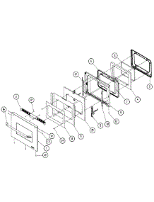 Door Assembly parts for Dacor Wall Oven EORS227SCH from AppliancePartsPros.com