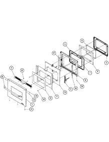 Door Assembly parts for Dacor Wall Oven EORS127SCH from AppliancePartsPros.com