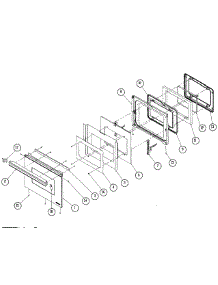 Door Assembly parts for Dacor Wall Oven MORS127S from AppliancePartsPros.com