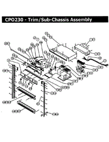 Trim Assembly parts for Dacor Wall Oven CPO230 from AppliancePartsPros.com