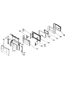 Door Assembly parts for Dacor Wall Oven ECPD230 from AppliancePartsPros.com