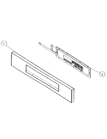 Control Panel parts for Dacor Wall Oven ECPD227 from AppliancePartsPros.com