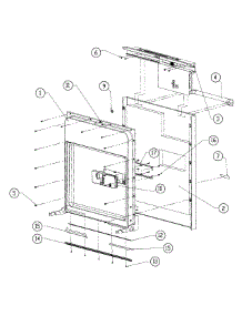 Door Assembly parts for Dacor Dishwasher ED24SCP from AppliancePartsPros.com