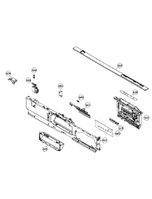 Control Panel parts for Dacor Dishwasher DDW24S from AppliancePartsPros.com