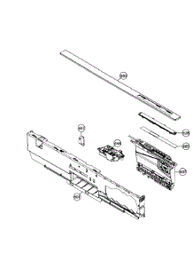 Control Panel parts for Dacor Dishwasher RDW24I from AppliancePartsPros.com