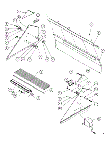 Upper Firebox parts for Dacor Grill Smoker OB36LP from AppliancePartsPros.com