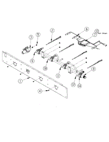 Manifold parts for Dacor Grill Smoker OB36LP from AppliancePartsPros.com