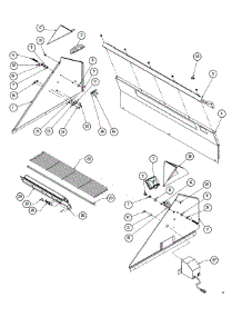 Upper Firebox parts for Dacor Grill Smoker OBS52LP from AppliancePartsPros.com