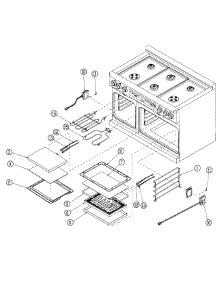 Oven Parts 2 parts for Dacor Range ER48DSCHNG from AppliancePartsPros.com