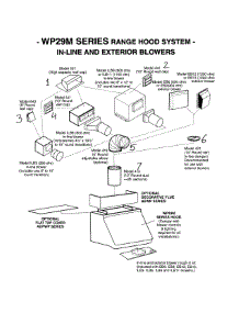 Exterior Blowers parts for Broan Range Hood WP29M from AppliancePartsPros.com