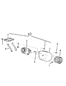 Blower P6 parts for Broan Range Hood WP29M from AppliancePartsPros.com