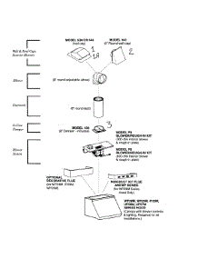 Internal Blower parts for Broan Range Hood WP29M from AppliancePartsPros.com