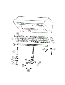 Range Hood parts for Broan Range Hood UP26M from AppliancePartsPros.com