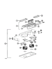 Blower P8 parts for Broan Range Hood UP26M from AppliancePartsPros.com