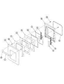 Left Door parts for Dacor Range ER48DSCHLPH from AppliancePartsPros.com