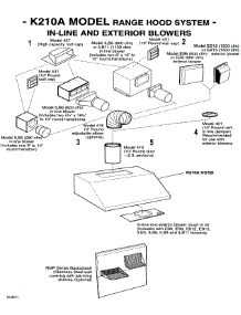 Exterior Blowers parts for Broan Range Hood K210A30SS from AppliancePartsPros.com