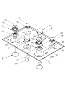 Top Assembly parts for Dacor Range ER36GISCHNG from AppliancePartsPros.com