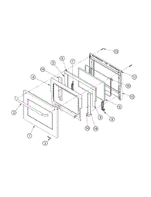 Door Assembly parts for Dacor Wall Oven RO230FS from AppliancePartsPros.com